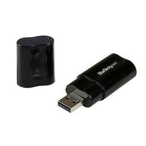 Adaptor StarTech ICUSBAUDIOB, USB, 3.5 mm Mini-Jack (Negru) imagine