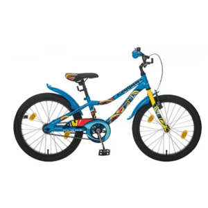 Bicicleta Copii Polar CAIMAN FLARE, 20inch, frane V-brake (Albastru) imagine