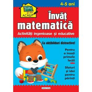 Scoala acasa - Invat matematica 4-5 ani imagine