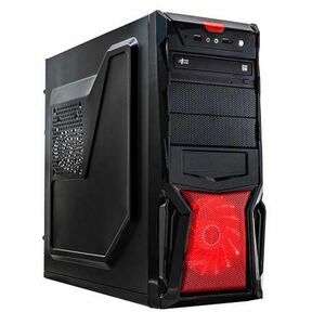 Desktop PC Refurbished Light Raptor cu procesor Intel® Core™ i5-8500 pana la 4.10GHz, Memorie 16GB DDR4, 512GB SSD, Video Dedicat GeForce GT 730 4GB GDDR5, DVD-RW (Negru) imagine