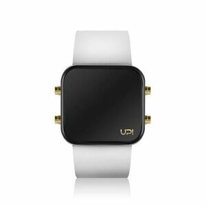 Ceas UpWatch LED MINI GOLD BLACK WHITE (Alb) imagine