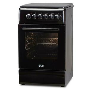 Aragaz mixt LDK 5060 ECAI Black RMV LPG, 4 Arzatoare, Aprindere electrica, Cuptor electric, 51 L, 60 cm (Negru) imagine