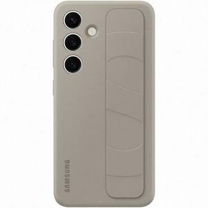 Husa de protectie Samsung Standing Grip Case pentru Galaxy S24, TAUPE imagine