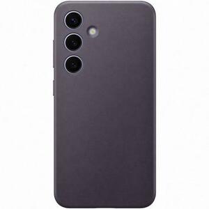 Husa de protectie Samsung Vegan Leather Case pentru Galaxy S24, DARK VIOLET imagine