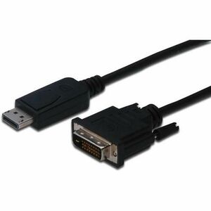 Cablu Assmann, DVI-D/Displayport, 5m, Negru imagine