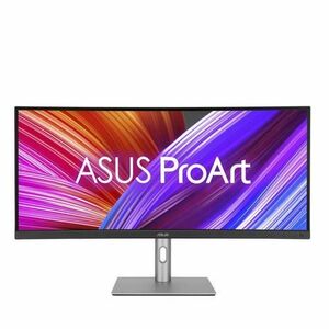 Monitor IPS LED ASUS 34.1inch PA34VCNV, UWQHD (3440 x 1440), HDMI, DispalyPort, Boxe (Negru/Gri) imagine