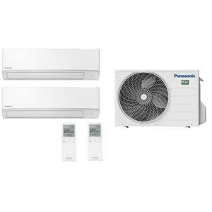 Sistem aer conditionat Panasonic CS-TZ25WKEW, pentru 2 incaperi, multisplit, compus din unitate exterioara de CU-2Z50TBE, R32, 3.2 kW- 7.7 kW, unitati interioare 2 x 9000 BTU (Alb) imagine