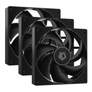 Set 3 ventilatoare ID-Cooling AF-125, 120mm (Negru) imagine