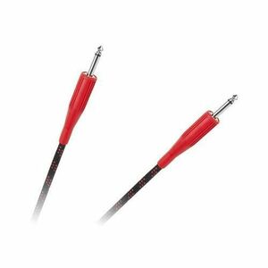 Cablu audio Tres Jack 6.3mm, 3m (Rosu/Negru) imagine