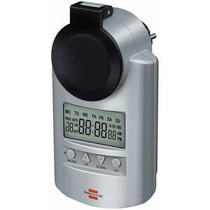 Priza cu timer Brennenstuhl 1507490, 20 de programari/zi, protectie IP44 imagine