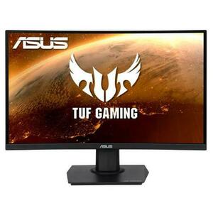 Monitor Gaming VA LED ASUS 23.6inch VG24VQE, Full HD (1920 x 1080), HDMI, DisplayPort, Boxe, Ecran Curbat, 165 Hz, 1 ms (Negru) imagine