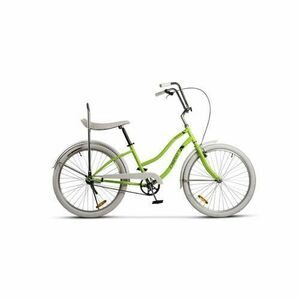 Bicicleta City Carpat Liberta C2694A, Roti 26 Inch, Frana spate Torpedo, Frana fata V-Brake, Cadru Otel, Verde/Negru imagine