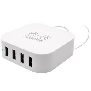 Incarcator Retea Elari PowerPort Mini, 4 x USB, 2.1A (Alb) imagine