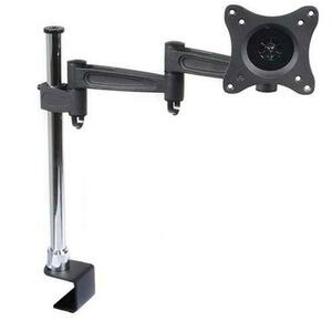 Suport monitor birou Maclean MC-628, 13inch-27inch, 15 Kg (Negru/Argintiu) imagine