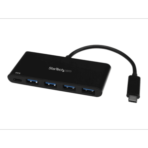 Hub USB Startech HB30C4AFPD, 4x USB 3.2, 5000 Mbit/s (Negru) imagine