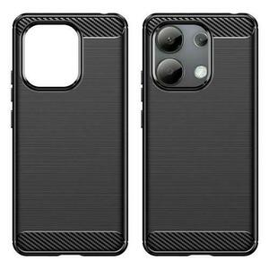 Husa pentru Xiaomi Redmi Note 13 4G, OEM, Carbon Pro, Neagra imagine