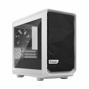 Carcasa Fractal Design Meshify 2 Nano, Mini Tower, fara sursa, mITX, Mini-DTX (Alb) imagine