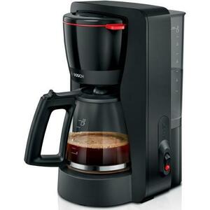 Cafetiera Bosch My Moment TKA2M113, 1.37 l, Cana sticla, 10/15 cesti, Sistem Antipicurare, Oprire automata, rezervor de apa detasabil (Negru) imagine