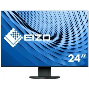 Monitor IPS LED EIZO FlexScan 24.1inch EV2456, 1920 x 1200, VGA, DVI, HDMI, DisplayPort, Boxe, Pivot, 5 ms (Negru) imagine