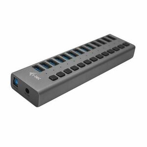 Hub USB i-Tec U3CHARGEHUB13, 13x USB 3.2 Gen 1 (Negru) imagine