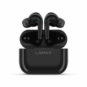 Casti True Wireless LAMAX Clips1, Bluetooth 5.1, Incarcare USB-C, Touch Control (Negru) imagine