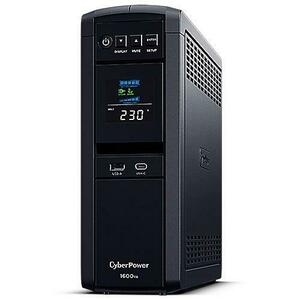 UPS CyberPower PFC Sinewave CP1600EPFCLCD, 1600VA, 1000W, 4 Prize Schuko, AVR (Negru) imagine