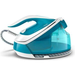 Statie de calcat Philips PerfectCare Compact Plus GC7920/20, Talpa SteamGlide, 6.5 bar, 1.5l, 2400W (Albastru/Alb) imagine