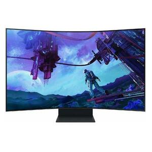 Monitor Gaming VA Mini‑LED Samsung Odyssey Ark 55inch S55CG970NU, UHD (3840 x 2160), HDMI, DisplayPort, Ecran curbat, Pivot, Boxe, 165 Hz, 1 ms (Negru) imagine