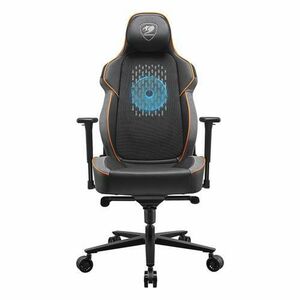 Scaun Gaming Cougar NxSys Aero, Ventilator 200 mm, Greutate maxima 160 kg (Negru/Portocaliu) imagine