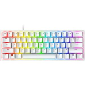 Tastatura Gaming Razer Huntsman Mini, 60%, Iluminata, Linear Optical Switches (Alb) imagine