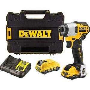 Masina de insurubat cu valiza, Dewalt, 12V, 2600 rpm, Galben/Negru imagine