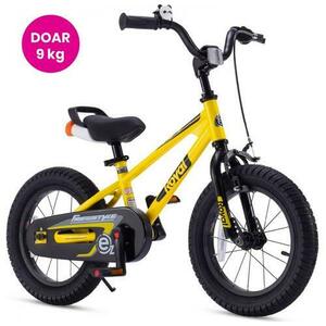 Bicicleta copii Royal Baby EZ Freestyle, roti 16inch, cadru otel (Galben) imagine