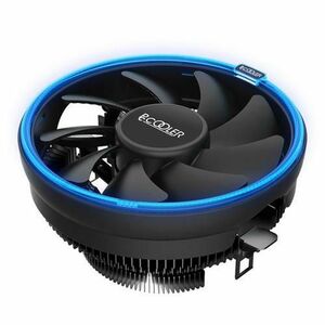 Cooler CPU PCCOOLER E126M, Socket Universal, 120 mm, 1800 rpm, PWM (Negru/Albastru) imagine