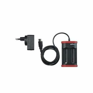 Incarcator acumulatori Wiha WH41915, 18500 Li-Ion, cu USB si Europlug imagine