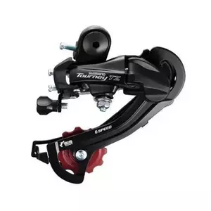 Schimbator Spate Shimano, RD-TZ500, TZ, GS - 6 Viteze, Negru imagine