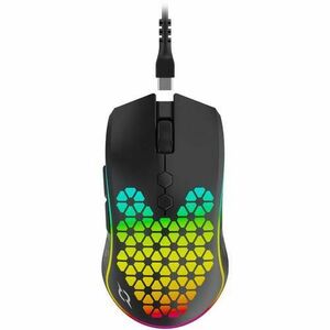 Mouse Gaming Wireless AQIRYS Polaris, iluminare RGB, USB (Negru) imagine