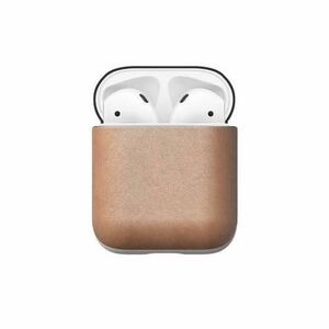 Husa casti Nomad, Piele, Pentru Apple AirPods, Maro imagine