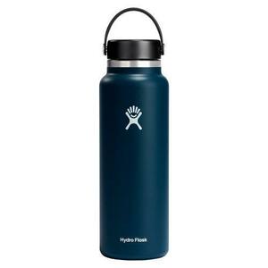 Sticla termos Hydro Flask Wide Mouth Indigo, inox, 1.18L imagine