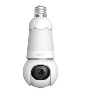 Camera de supraveghere IMOU IPC-S6DP-5M0WEB-E27 PTZ cu montare in Dulie E27, 5MP, 2K QHD, 2880x1620, IR 25m, 2.8mm, microfon si difuzor (Alb) imagine