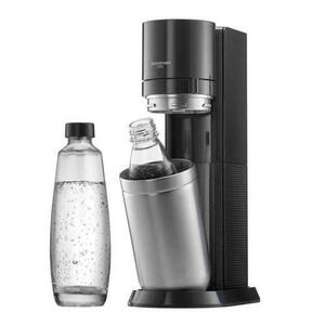 Aparat de preparat sifon SodaStream Duo Titan (fara cilindru CO2), 2x Sticla 1 l (Negru) imagine