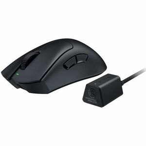 Mouse Razer DeathAdder V3 Pro, 5 butoane progamabile, rezolutie 30000 DPI, Dongle wireless HyperPolling inclus, Negru imagine