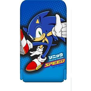 Acumulator extern OTL Sonic the Hedgehog, 5000 mAh, USB-C, Incarcare wireless (Galben) imagine