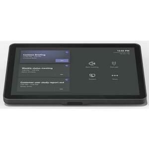 Controler touchscreen pentru conferinta Logitech Tap IP, Ecran 10.1inch la 14°, Ethernet 10/100 Mbps, Wireless (Negru) imagine