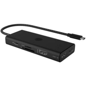 Docking Station ICY BOX IB-DK4011-CPD, 7 in 1, USB Type-C, HDMI, DisplayPort (Negru) imagine