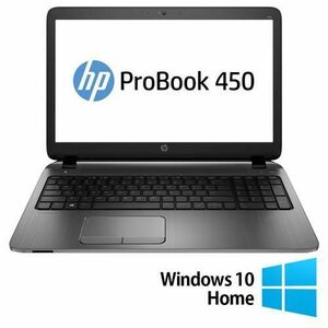 Laptop Refurbished HP ProBook 450 G3, Intel Core i3-6100U 2.30GHz, 8GB DDR3, 256GB SSD, DVD-RW, 15.6 Inch, Tastatura Numerica, Webcam + Windows 10 Home imagine