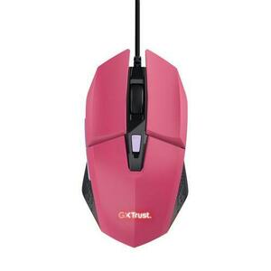 Mouse Optic Trust GXT109P FELOX, Cu fir, 6400 dpi (Roz) imagine