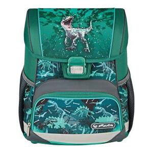 Ghiozdan neechipat Herlitz Loop motiv Green Rex, dimensiune 37 x 31 x 22 cm imagine