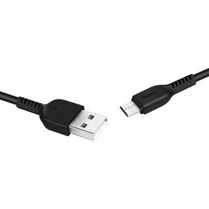 Cablu de date Hoco X20 Flash, USB - MicroUSB, silicon, 3m, 2A, Negru imagine