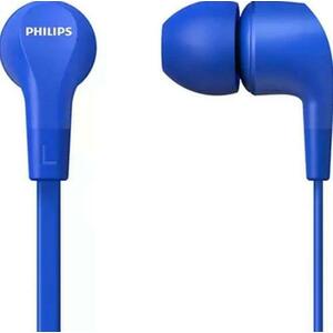 Casti Stereo Philips TAE1105BL/00, Microfon (Albastru) imagine