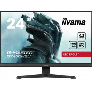 Monitor Fast IPS LED Iiyama 23.8inch G2470HSU-B6, Full HD (1920 x 1080), Boxe, 180 Hz, 0.2 ms (Negru) imagine